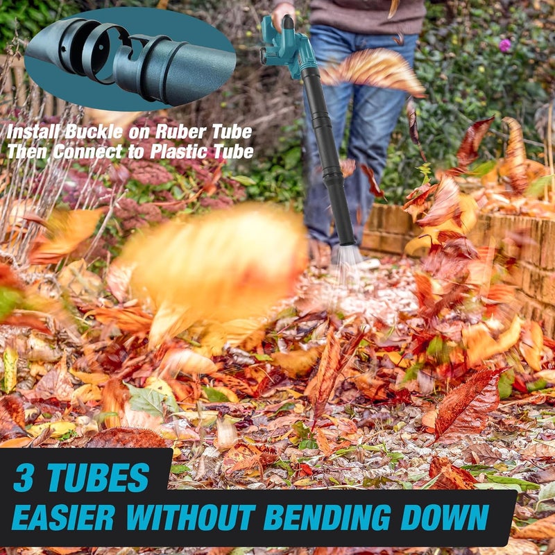 SUMYOUNG Cordless Leaf Blower for Makita 18V Battery,Electric Jobsite Air Blower with Brushless Motor,6 Variable Speed Up to 180MPH,2-in-1 Handle Electric Blower and Vacuum Cleaner(Battery Not Included) - Image 4